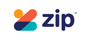 zip logo white bubble